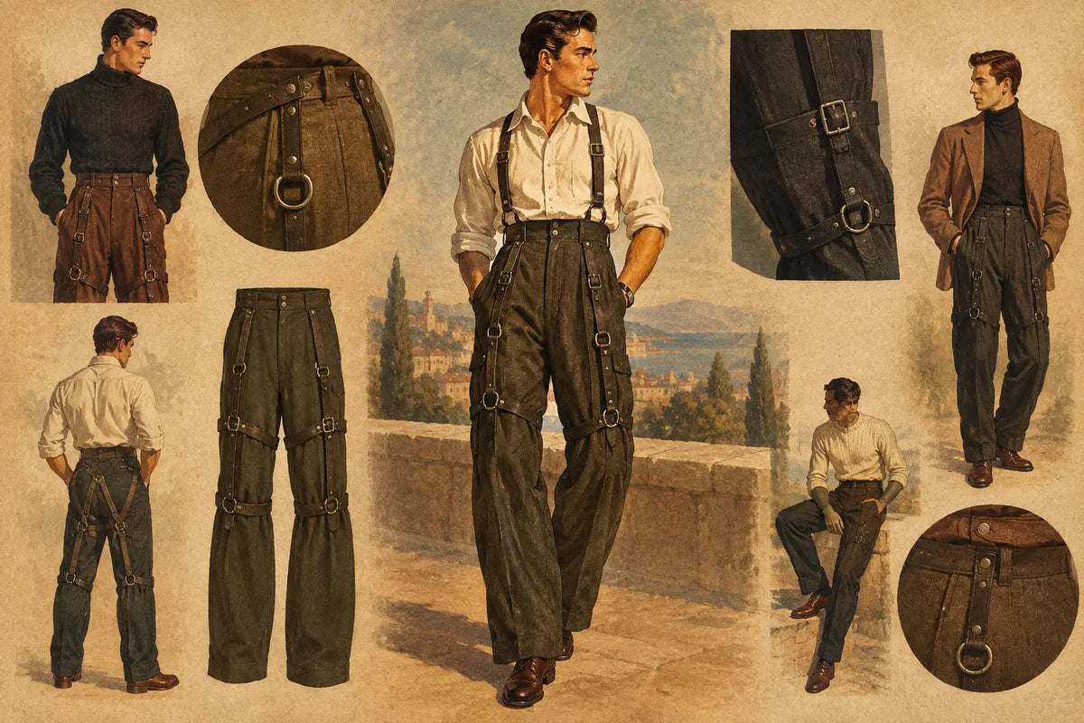 How to Wear Vintage Bondage Trousers Well