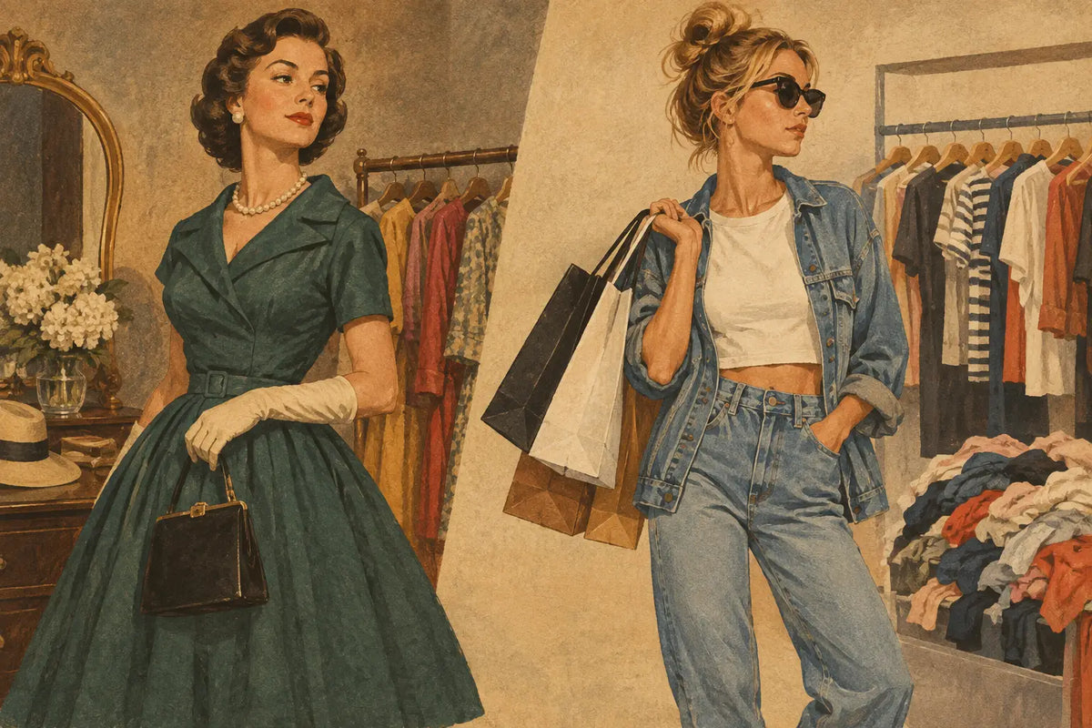 Vintage Designer Versus Fast Fashion Style