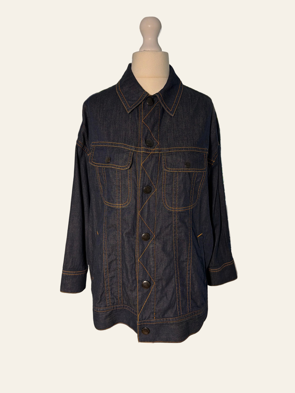Vivienne Westwood Anglomania “Who Are Our Rulers?” Denim Jacket
