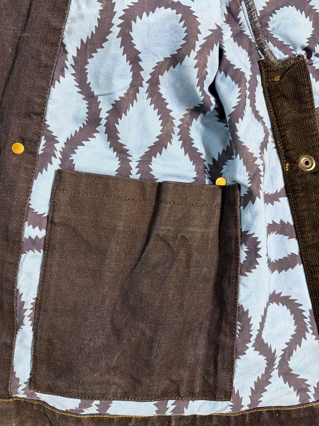 Vivienne Westwood Contrast Corduroy Panel Denim Field Jacket