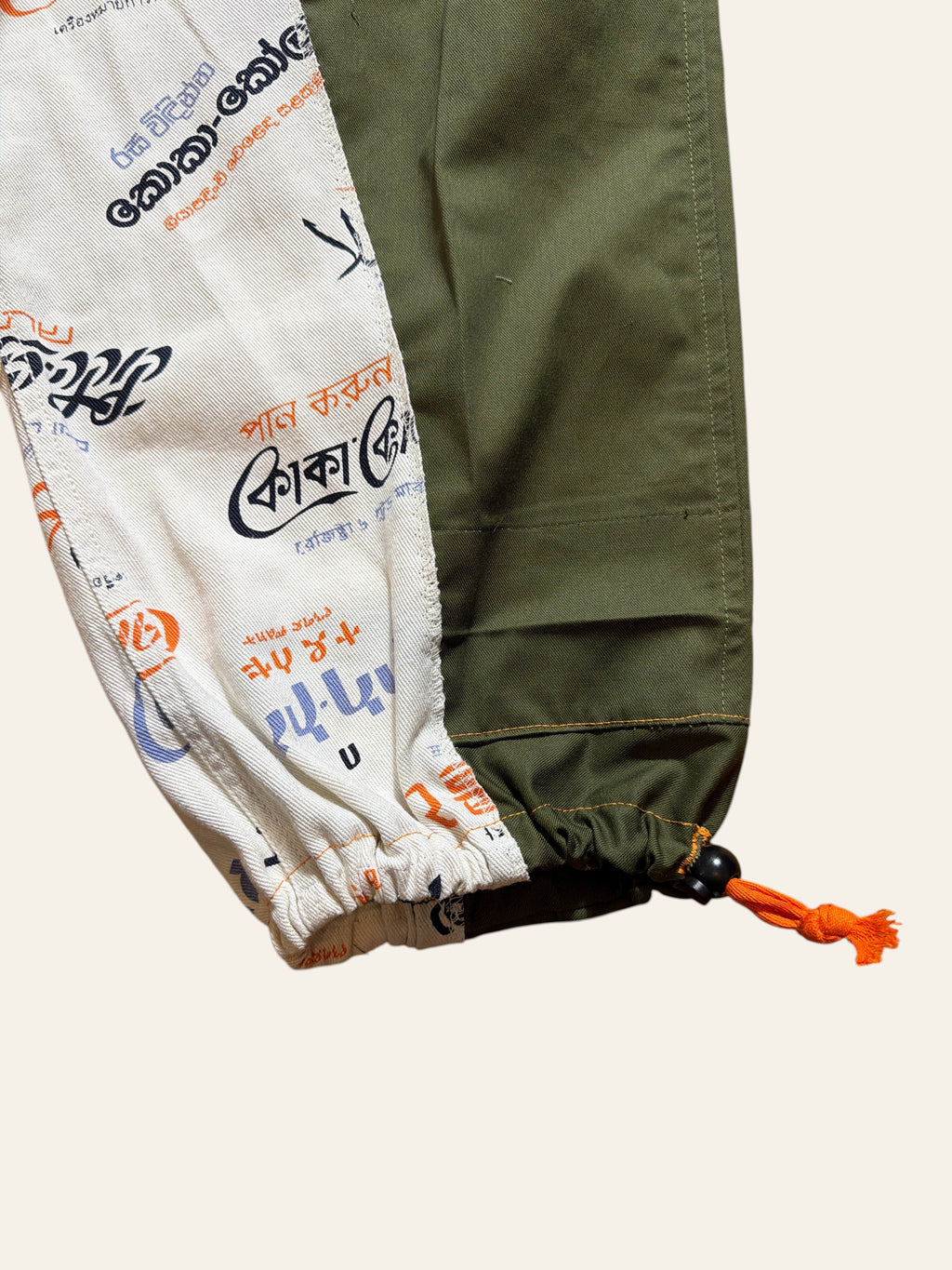 Lolly & Lotus Freedom Reworked Cola Worldwide Cargo trousers
