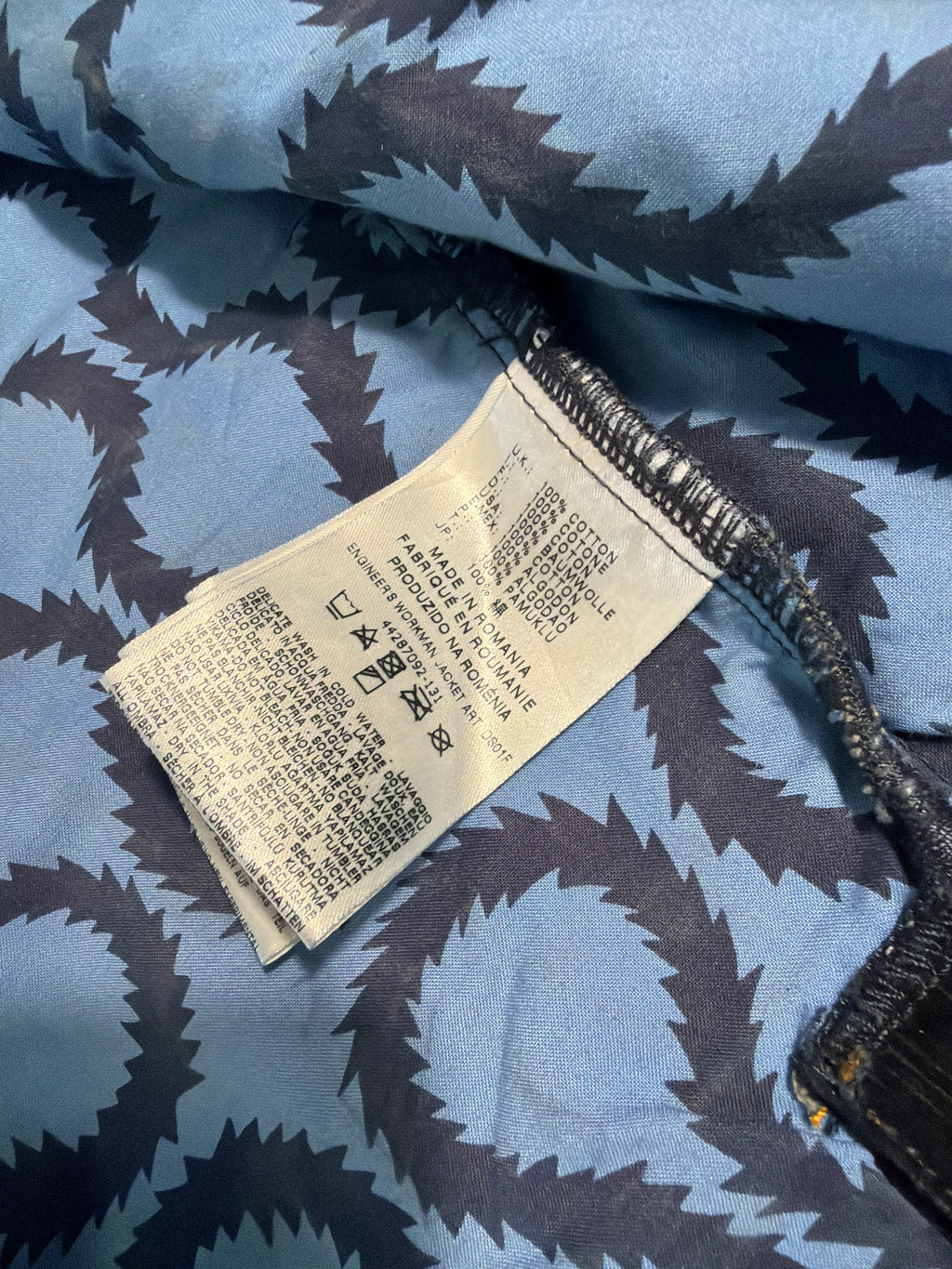 Vivienne Westwood Contrast Corduroy Panel Denim Field Jacket