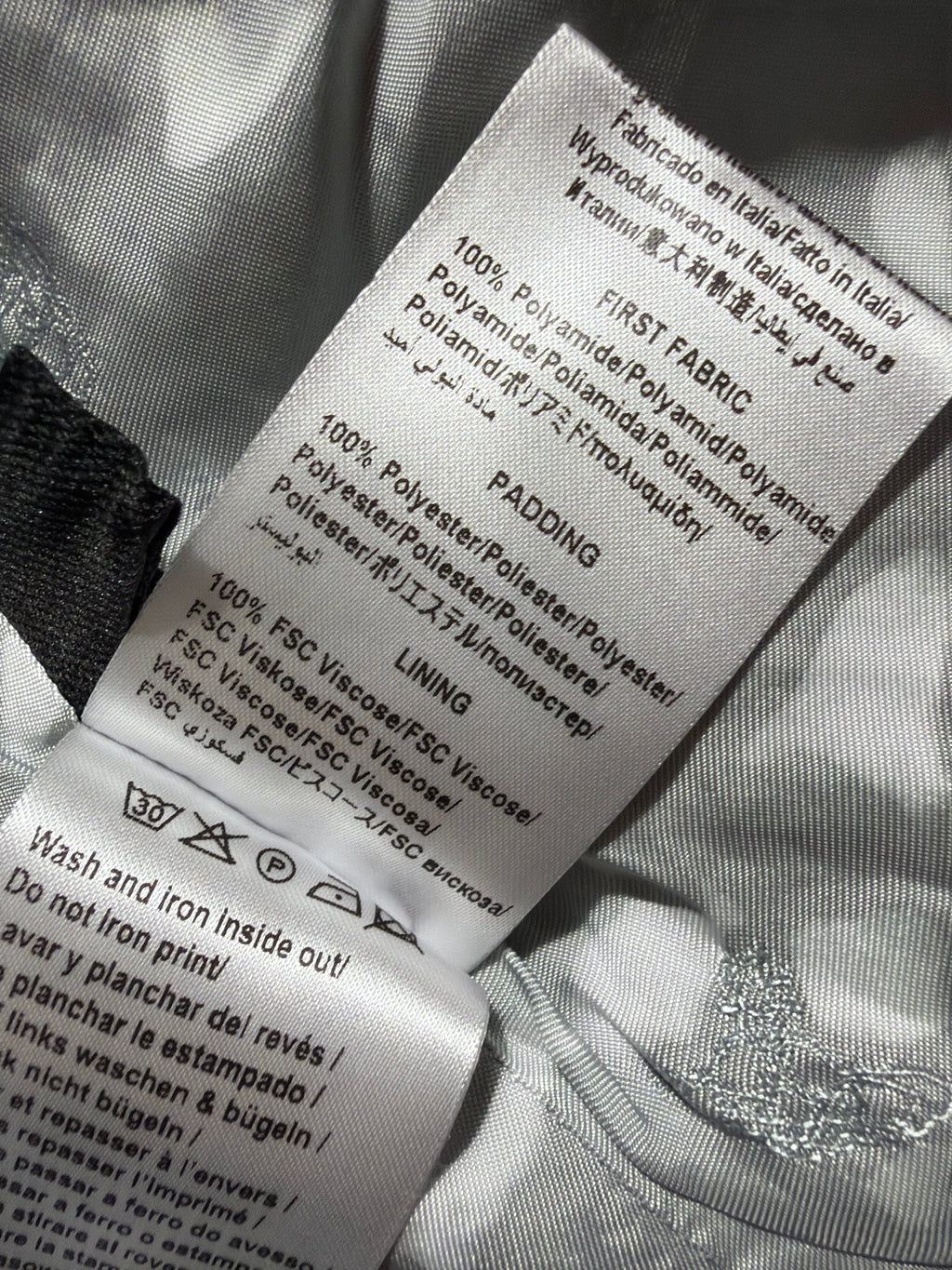 Vivienne Westwood Grey Glen Plaid Drunk Bomber Jacket