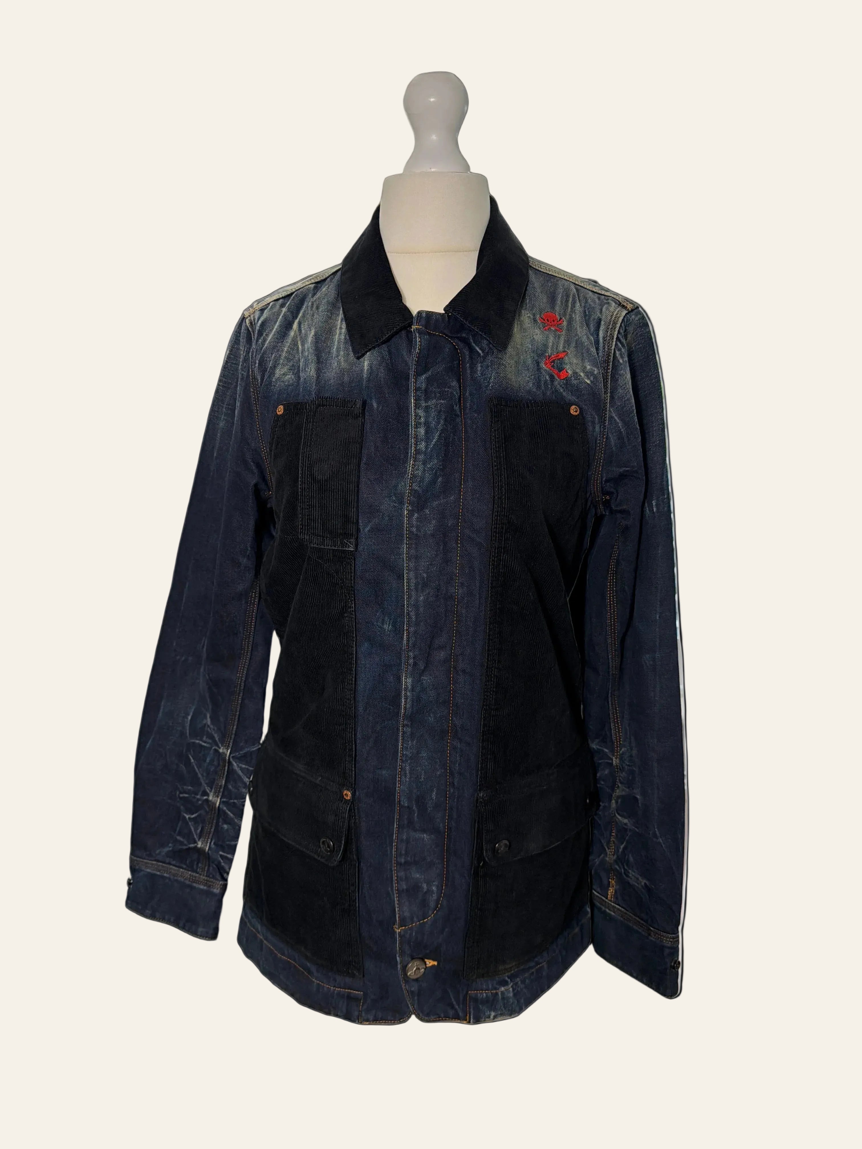 Vivienne Westwood Contrast Corduroy Panel Denim Field Jacket