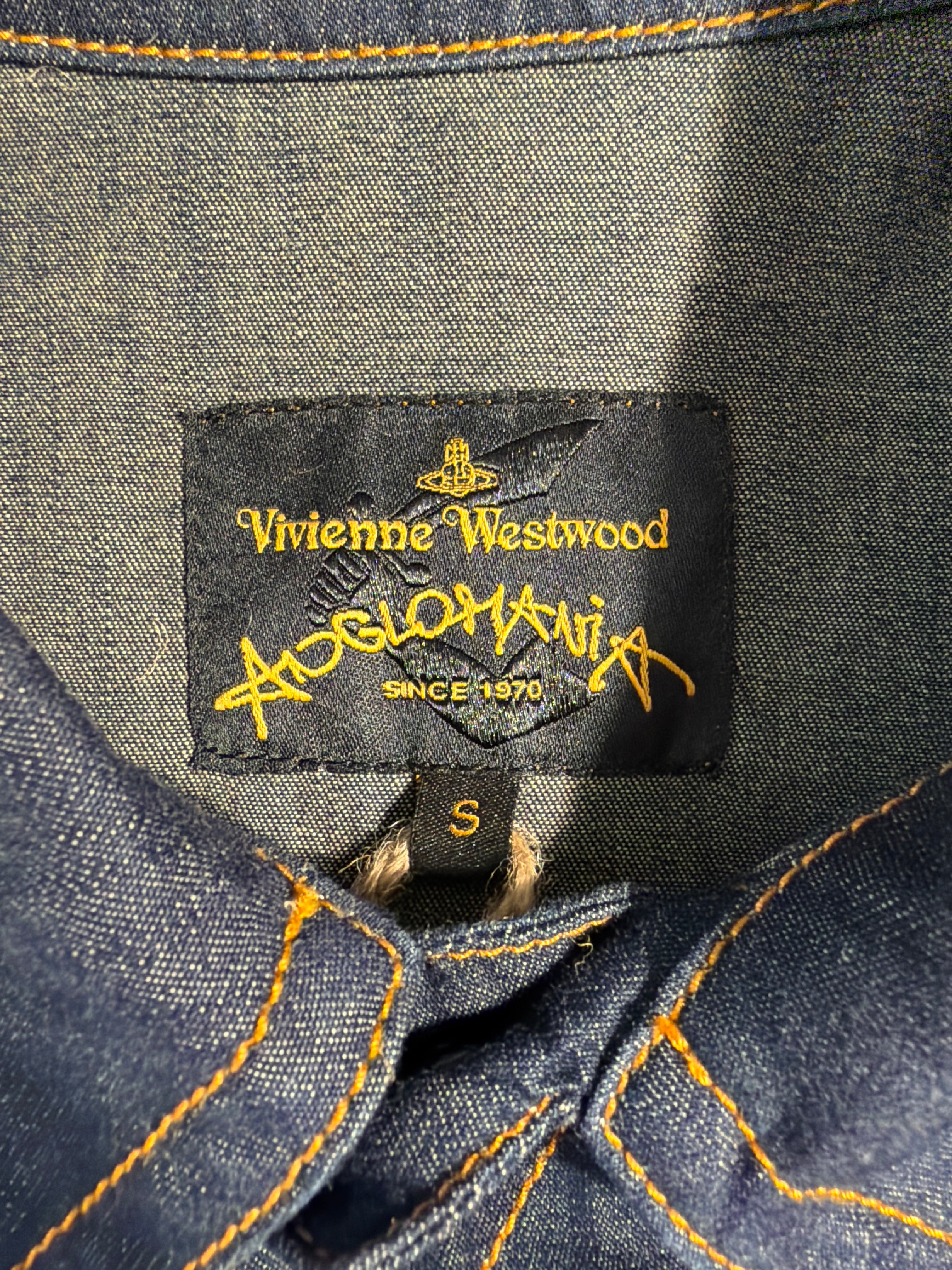 Vivienne Westwood Anglomania “Who Are Our Rulers?” Denim Jacket