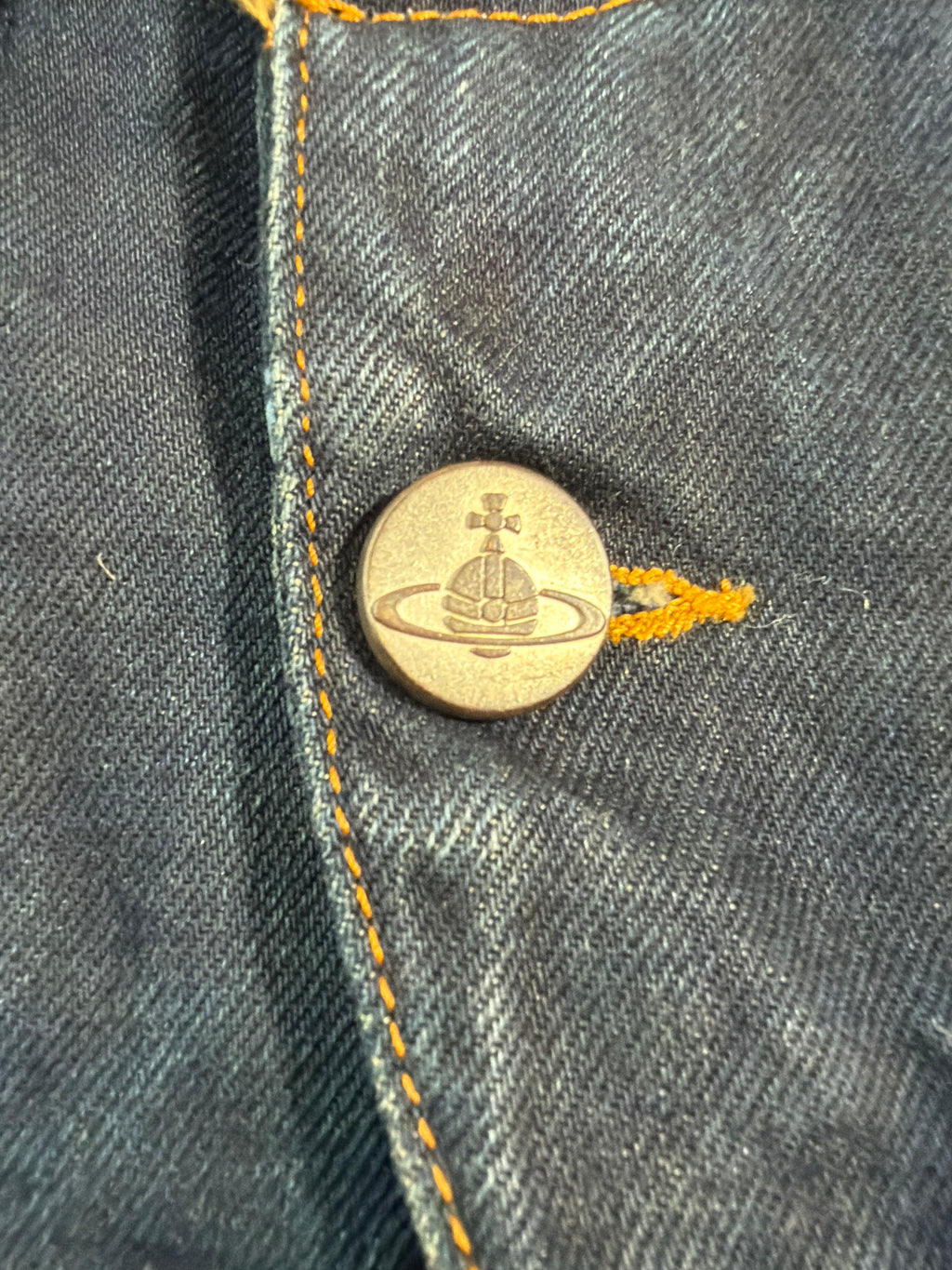 Vivienne Westwood Contrast Corduroy Panel Denim Field Jacket