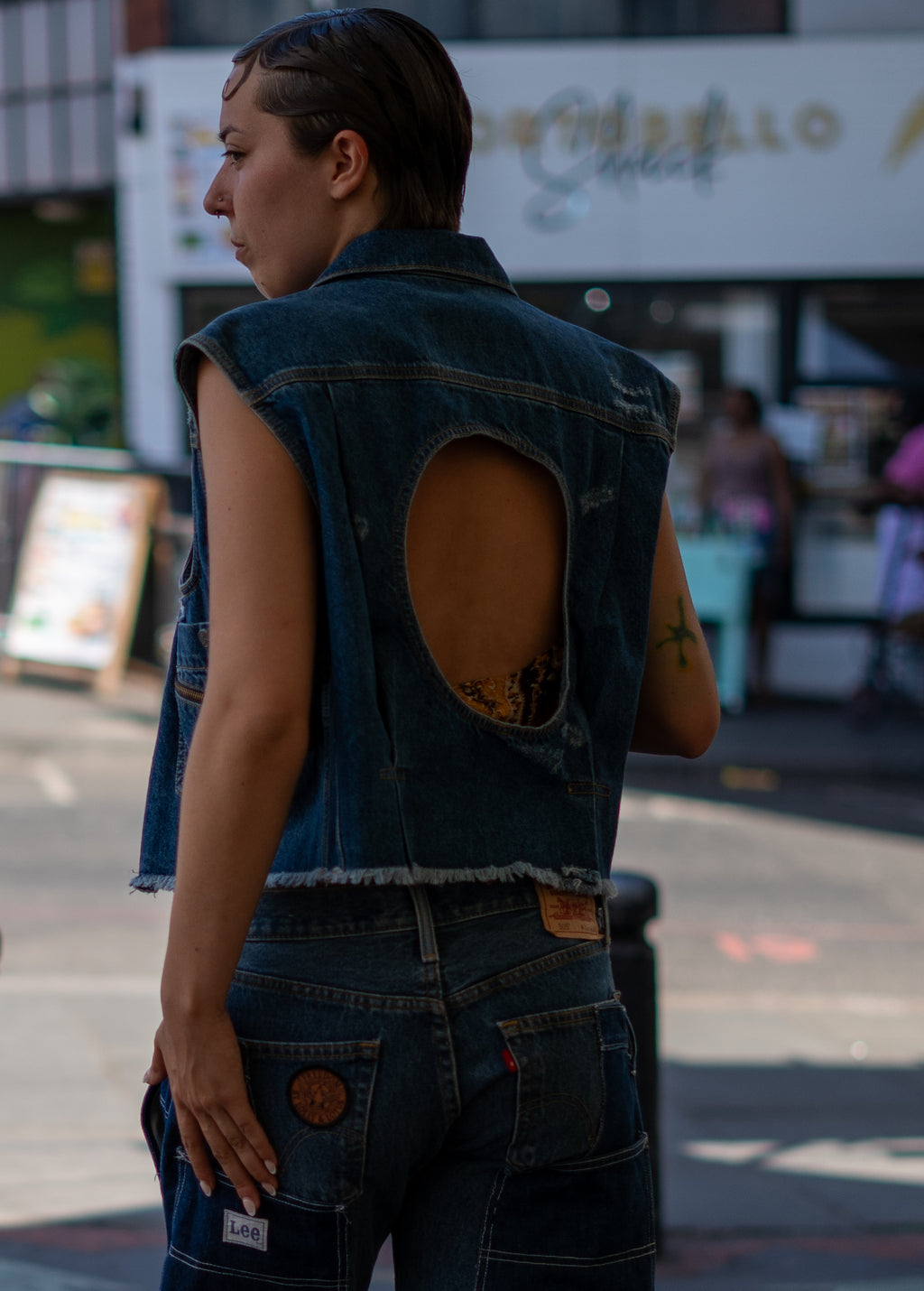 Vivienne Westwood Anglomania x Lee Punk Denim Waistcoat