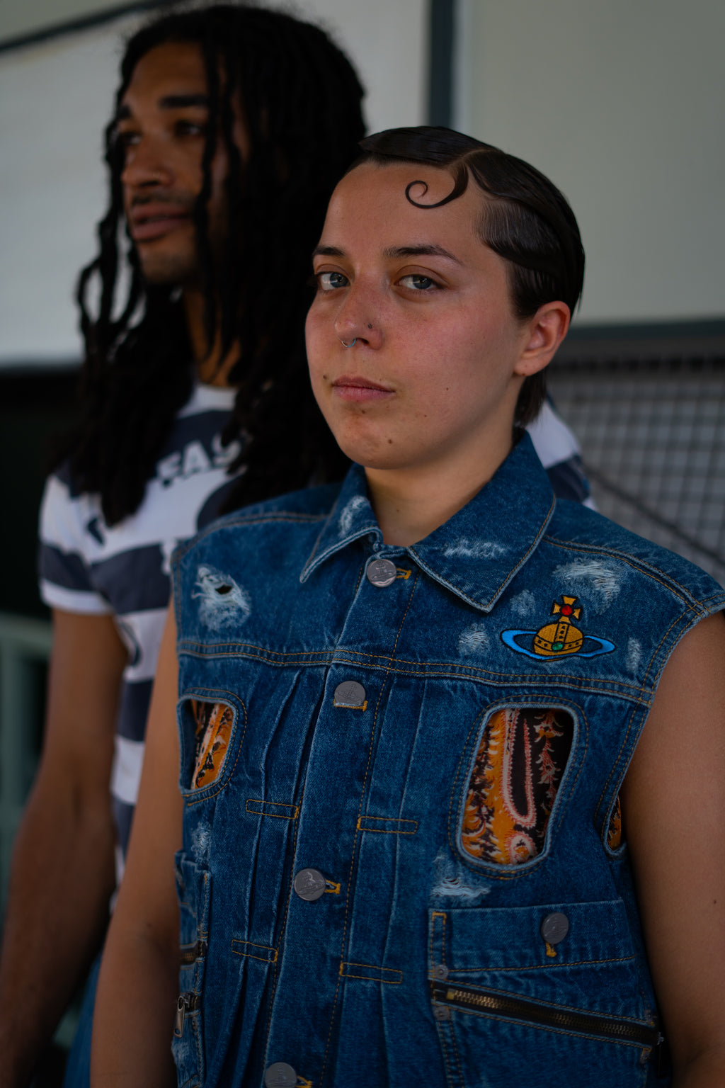 Vivienne Westwood Anglomania x Lee Punk Denim Waistcoat