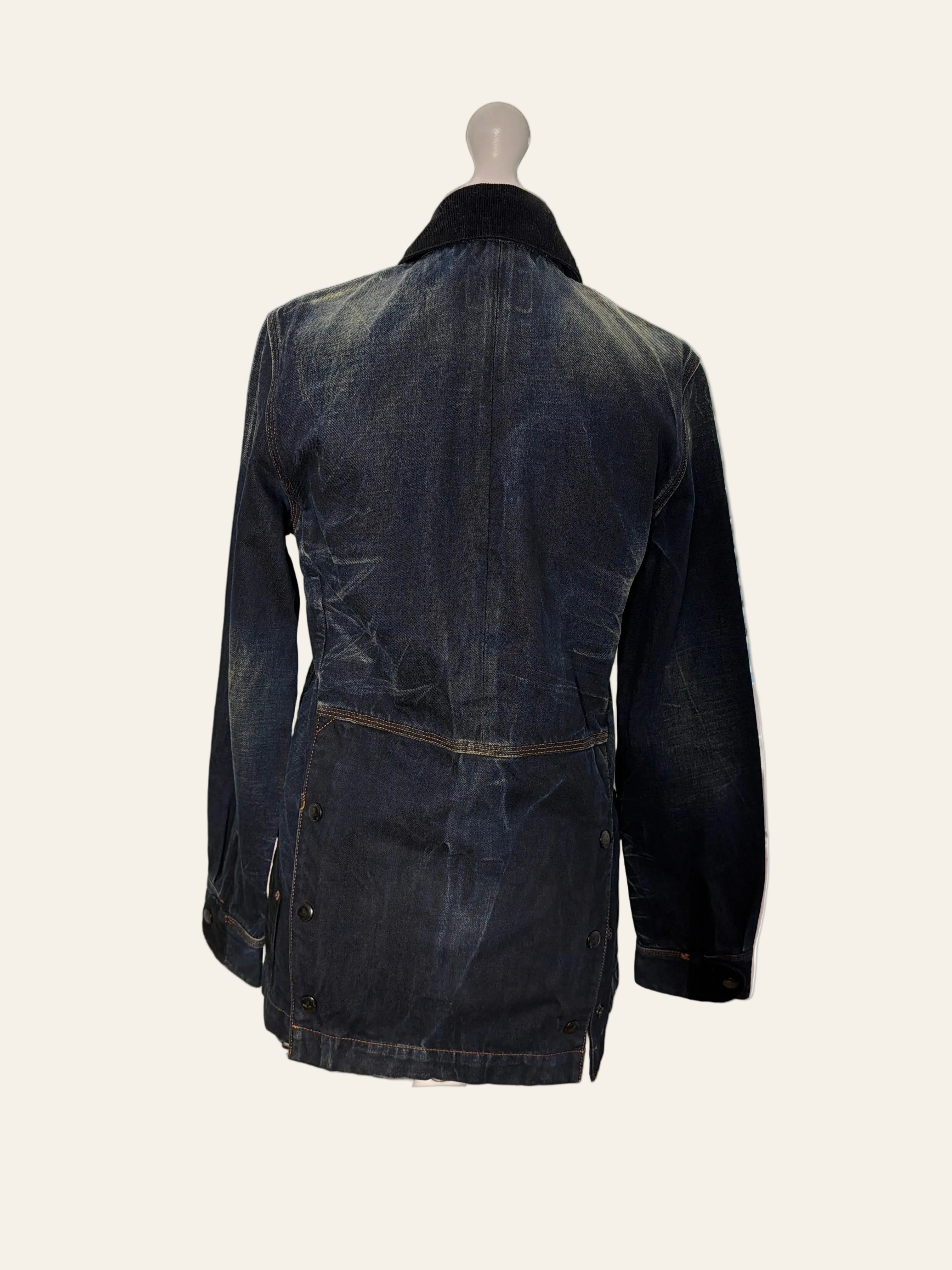Vivienne Westwood Contrast Corduroy Panel Denim Field Jacket