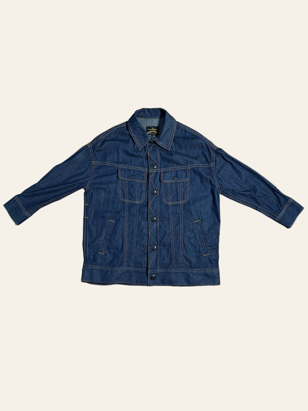 Vivienne Westwood Anglomania “Who Are Our Rulers?” Denim Jacket