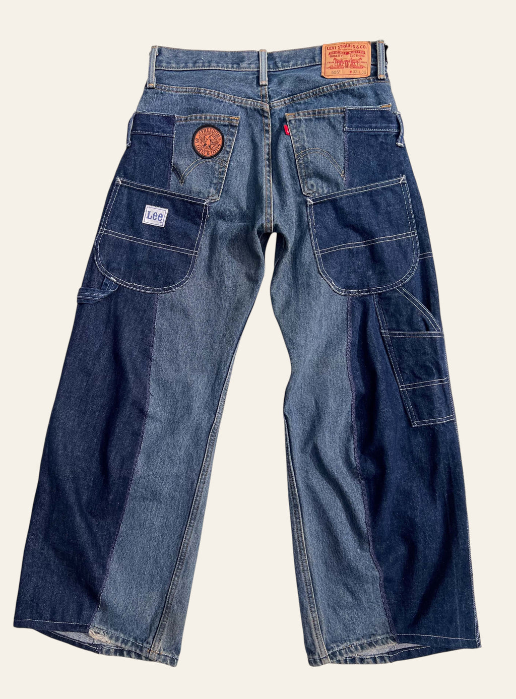 Lolly & Lotus Freedom Reworked Carpenter Jeans