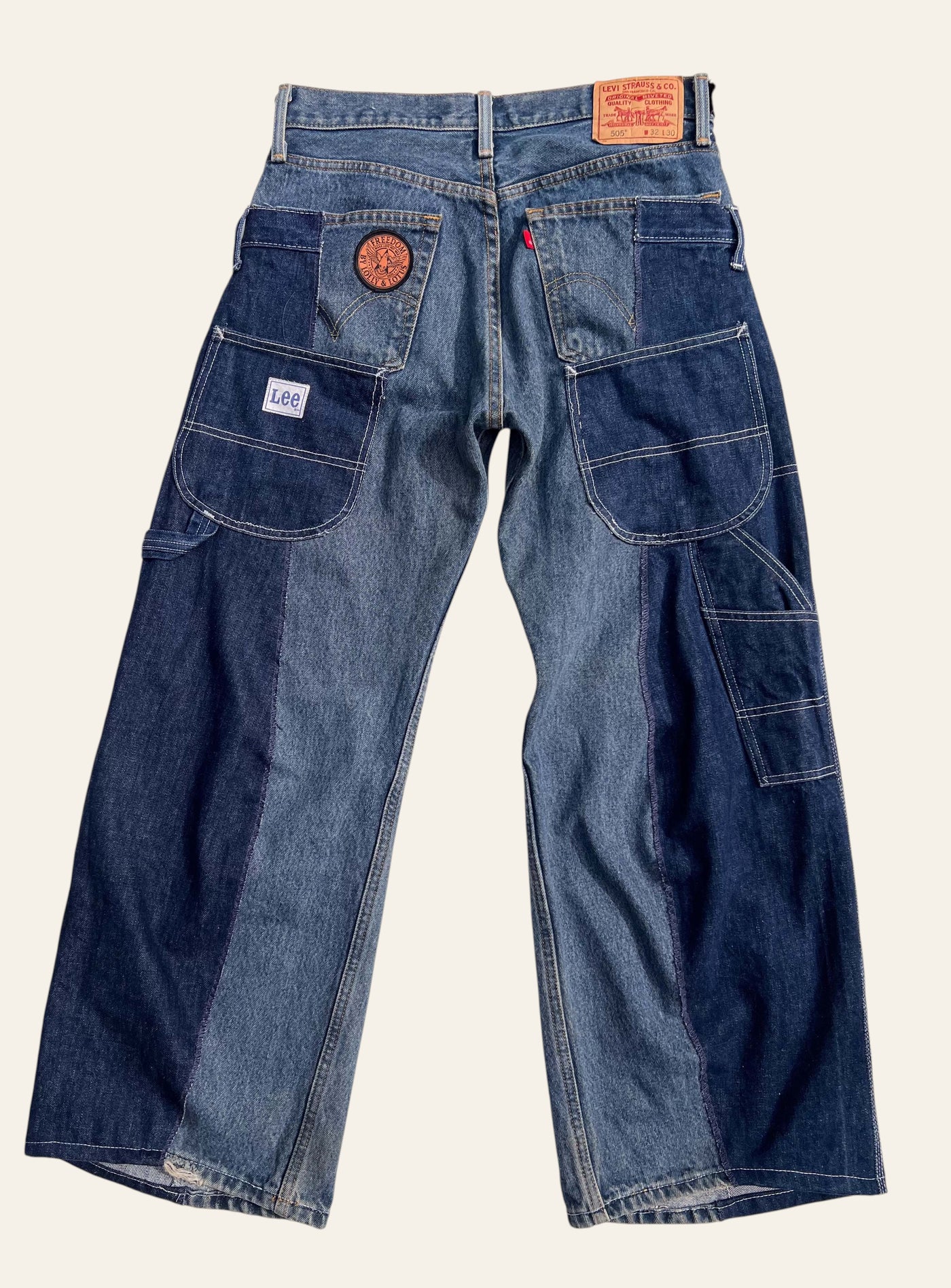 Lolly & Lotus Freedom Reworked Carpenter Jeans