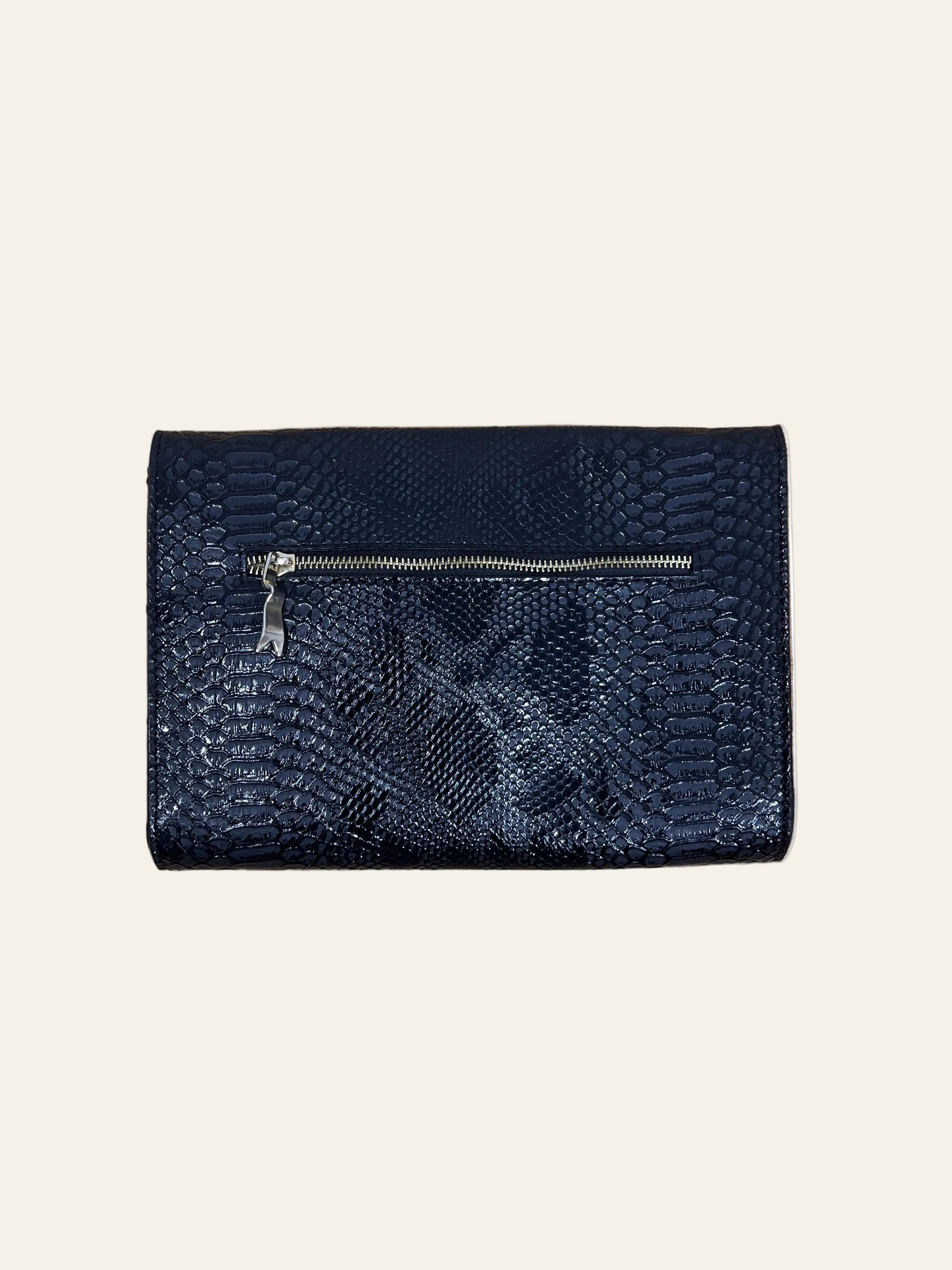 Vivienne Westwood Chancery Moc Croc Orb Clutch Bag