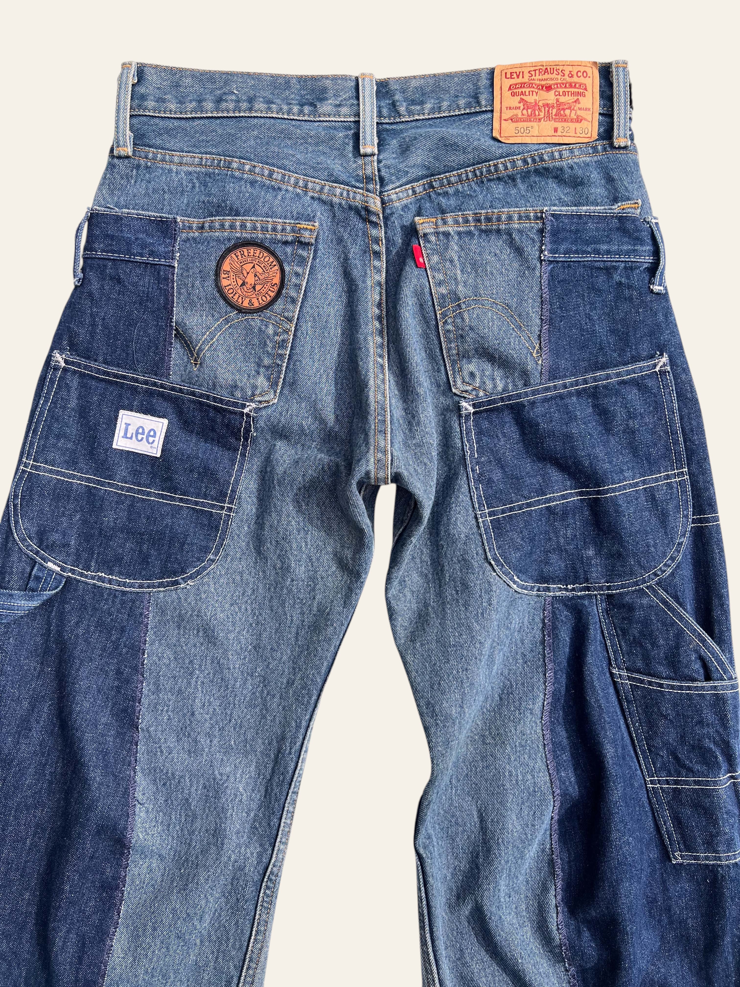 Lolly & Lotus Freedom Reworked Carpenter Jeans