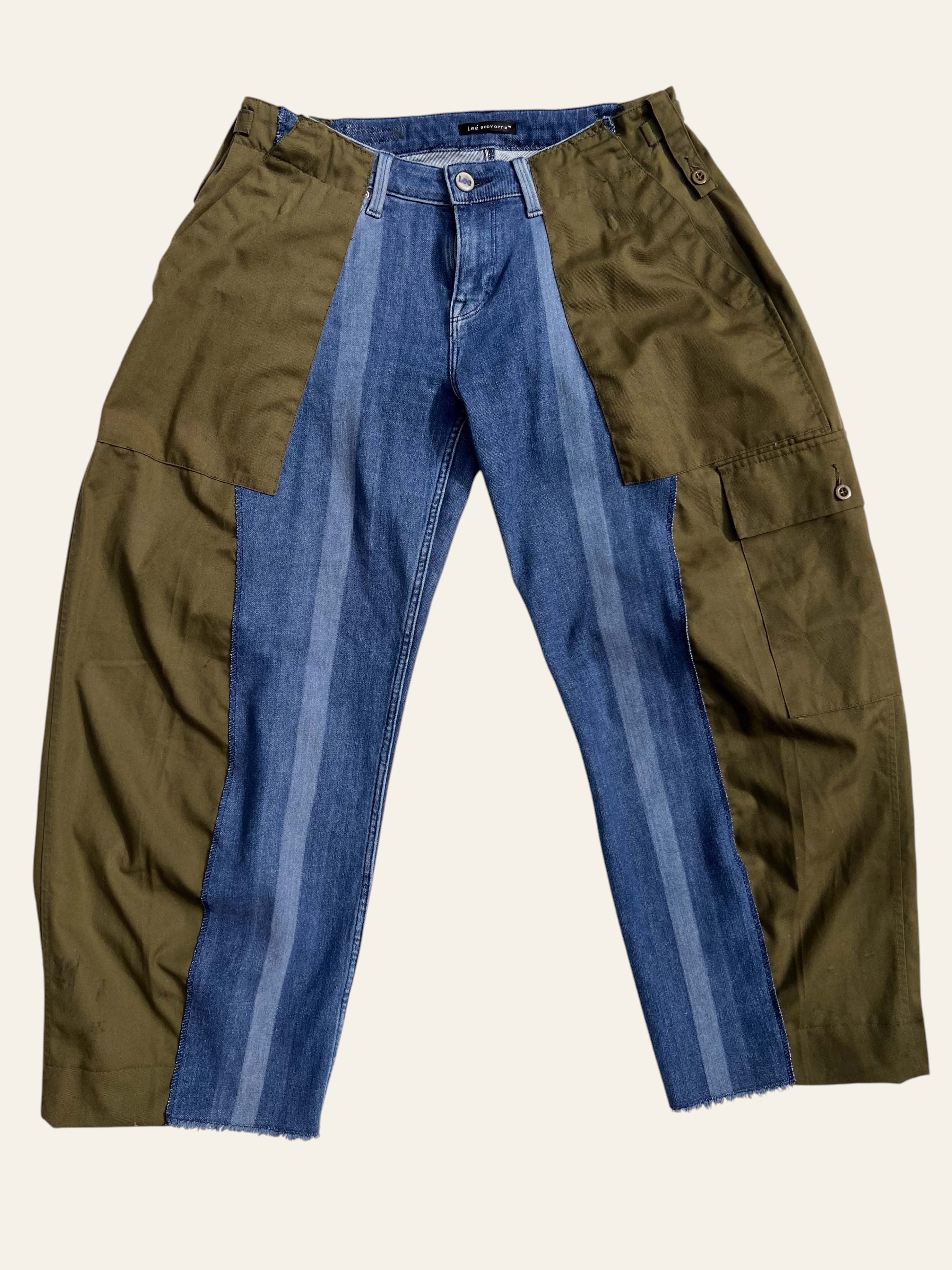 Lolly & Lotus Freedom Reworked Optix Army Jeans