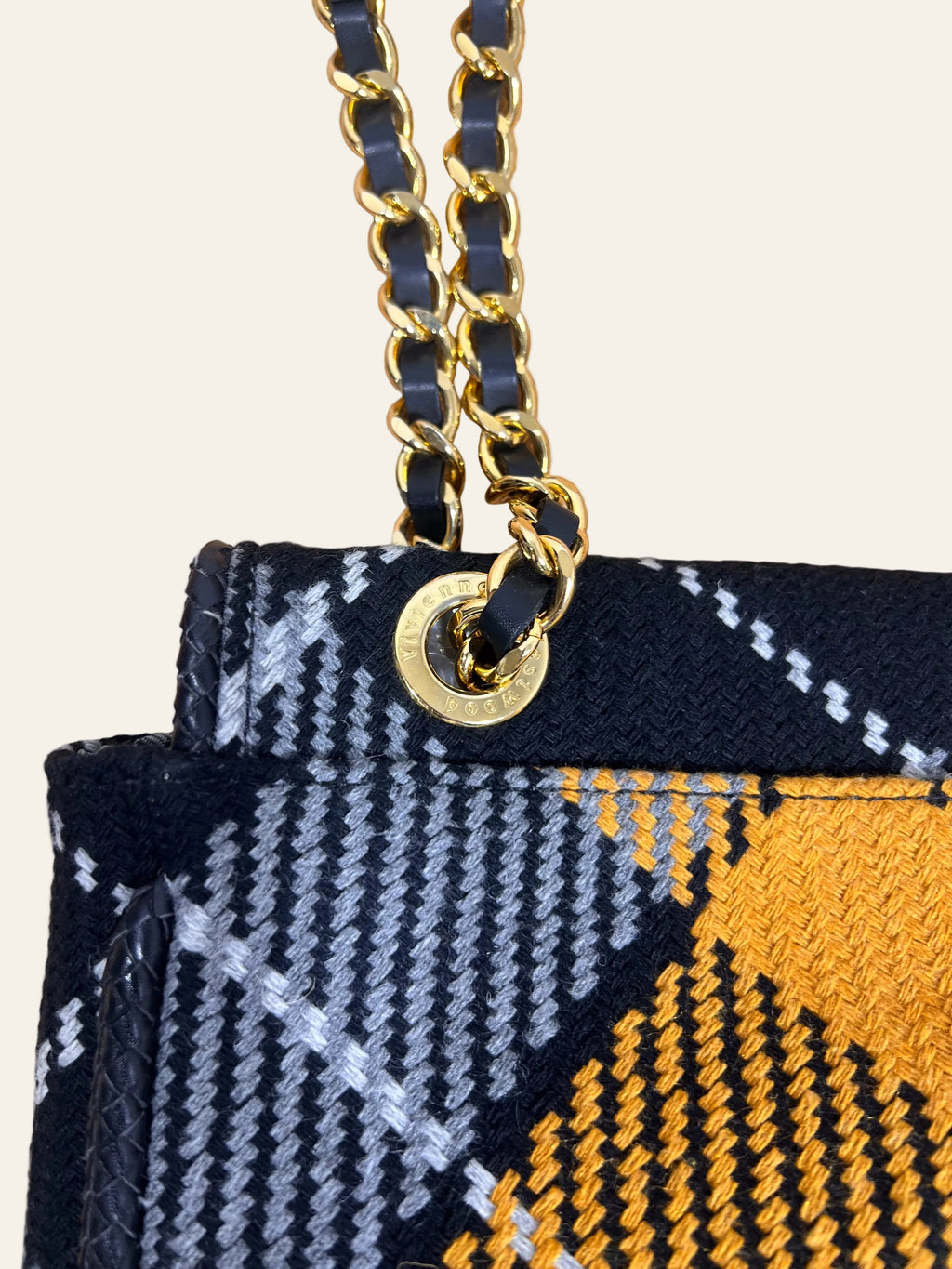 Vivienne Westwood MAN Tartan Chain Shoulder Bag