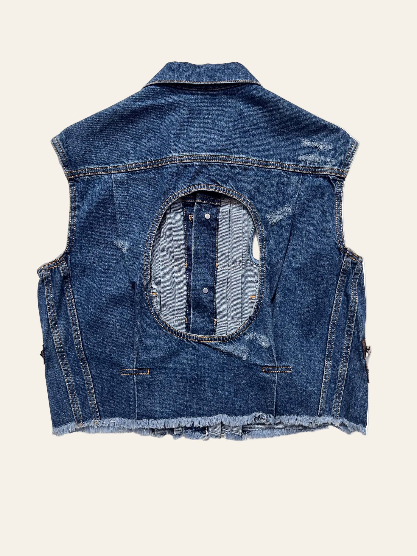 Vivienne Westwood Anglomania x Lee Punk Denim Waistcoat