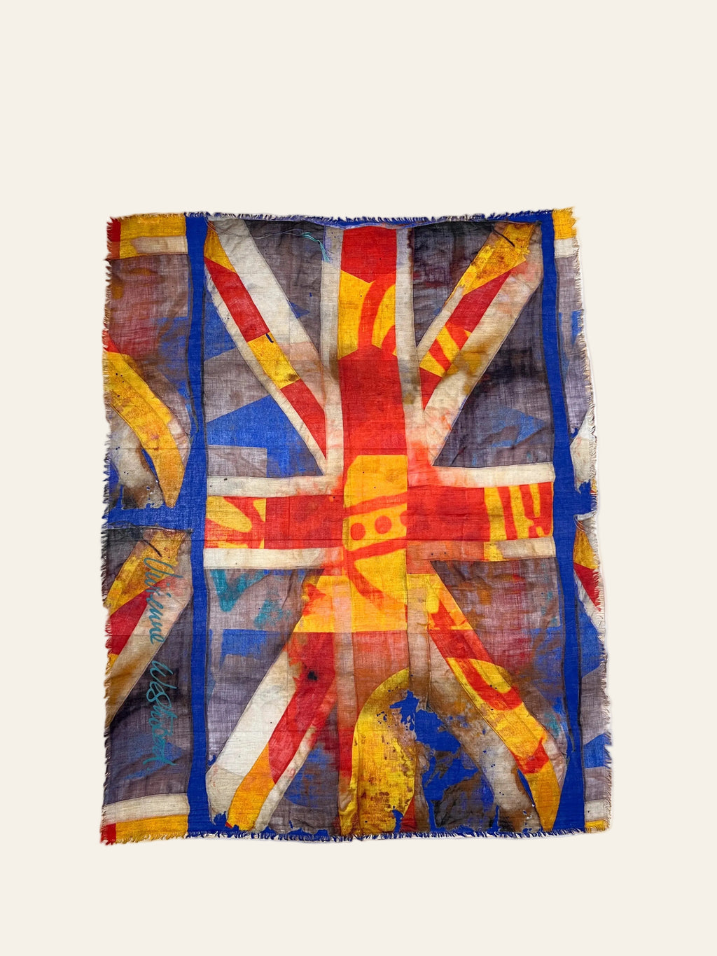 Vivienne Westwood Union Jack New Flag Style Scarf