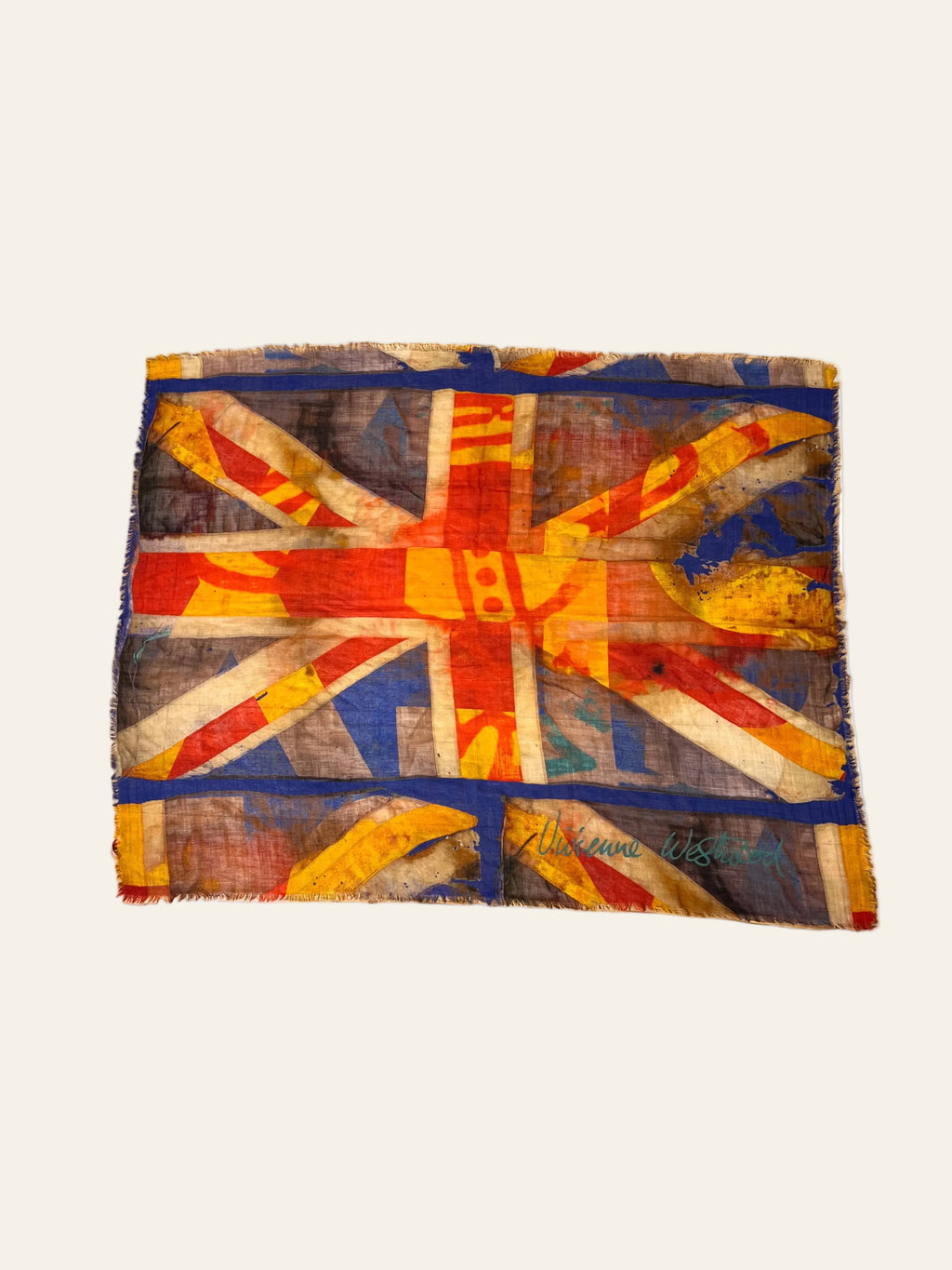 Vivienne Westwood Union Jack New Flag Style Scarf