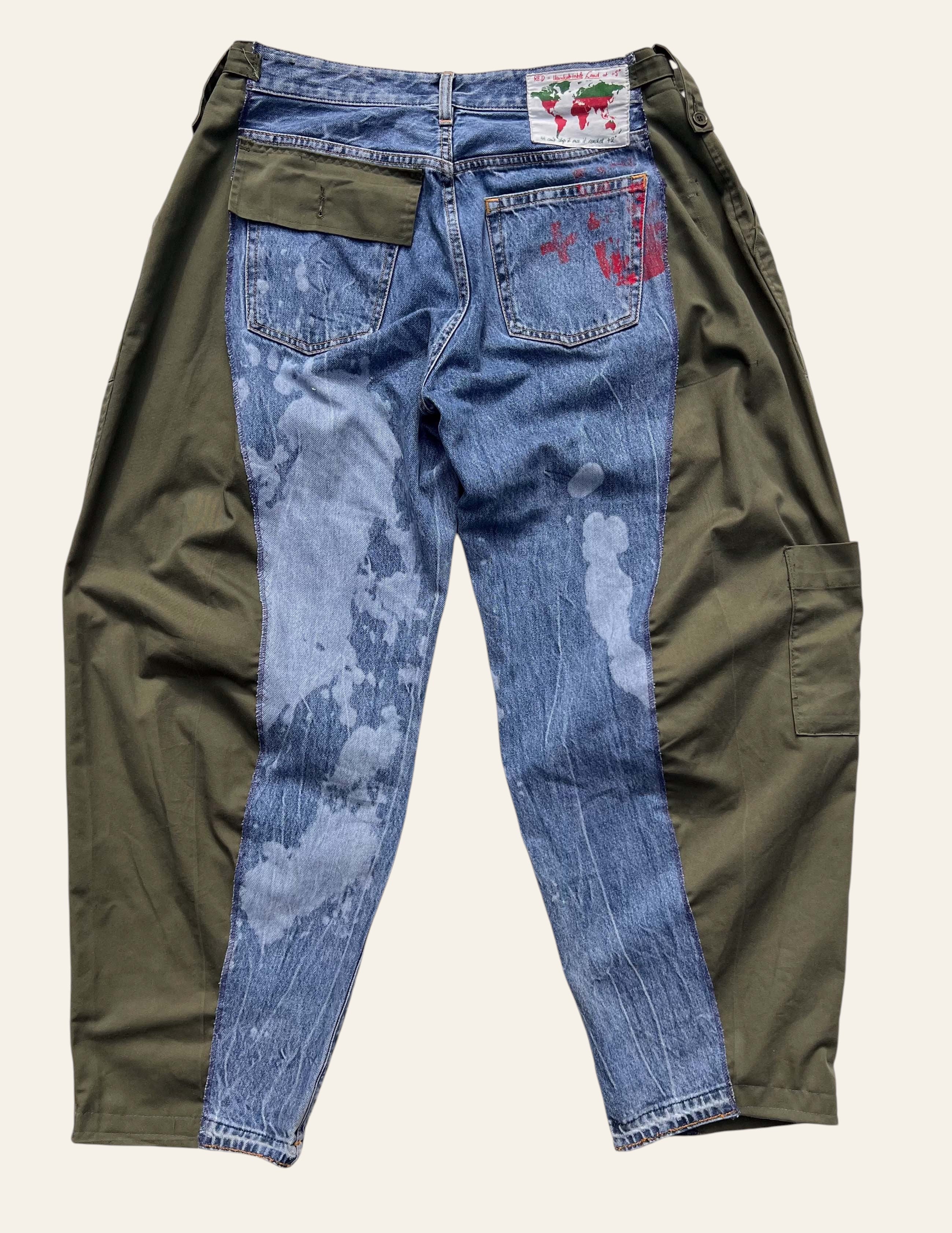 Lolly & Lotus Freedom Reworked Climate Cargo Jeans