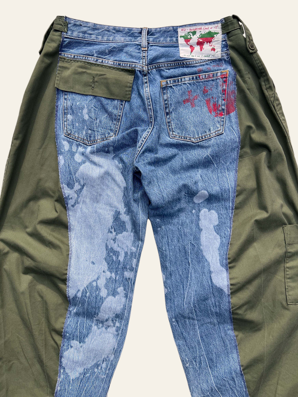 Lolly & Lotus Freedom Reworked Climate Cargo Jeans