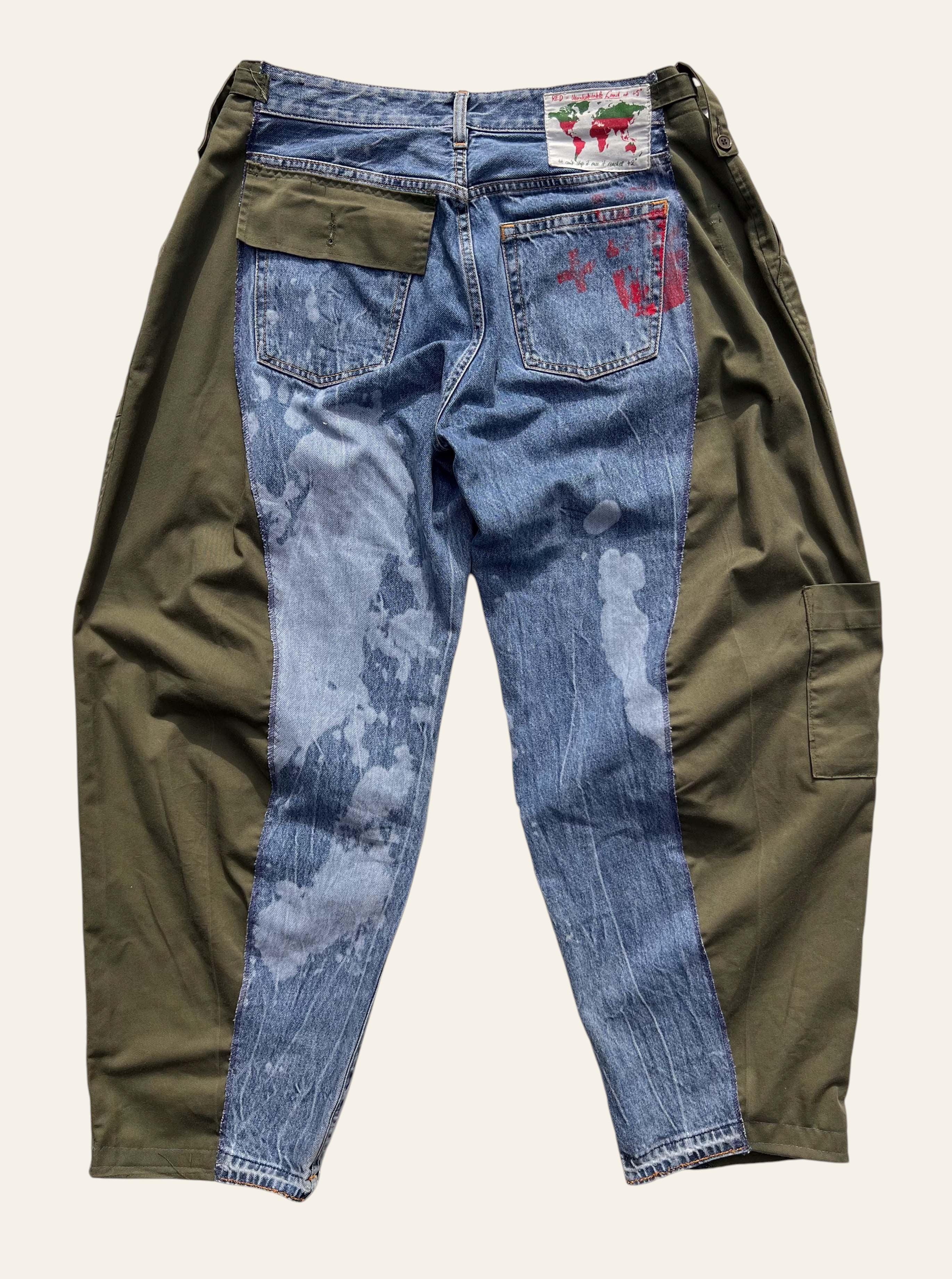 Lolly & Lotus Freedom Reworked Climate Cargo Jeans