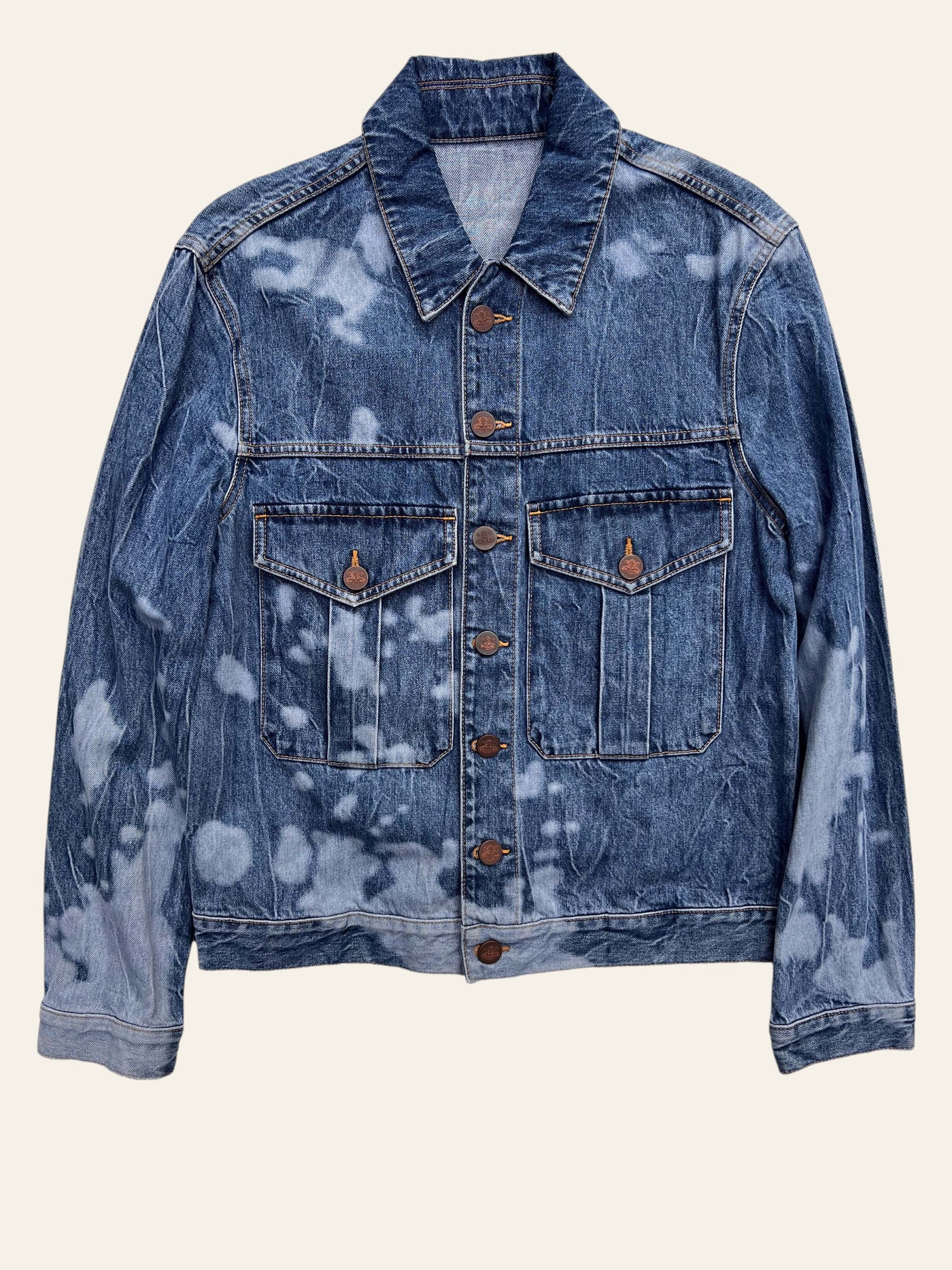 Vivienne Westwood +5 Climate Map Denim Jacket