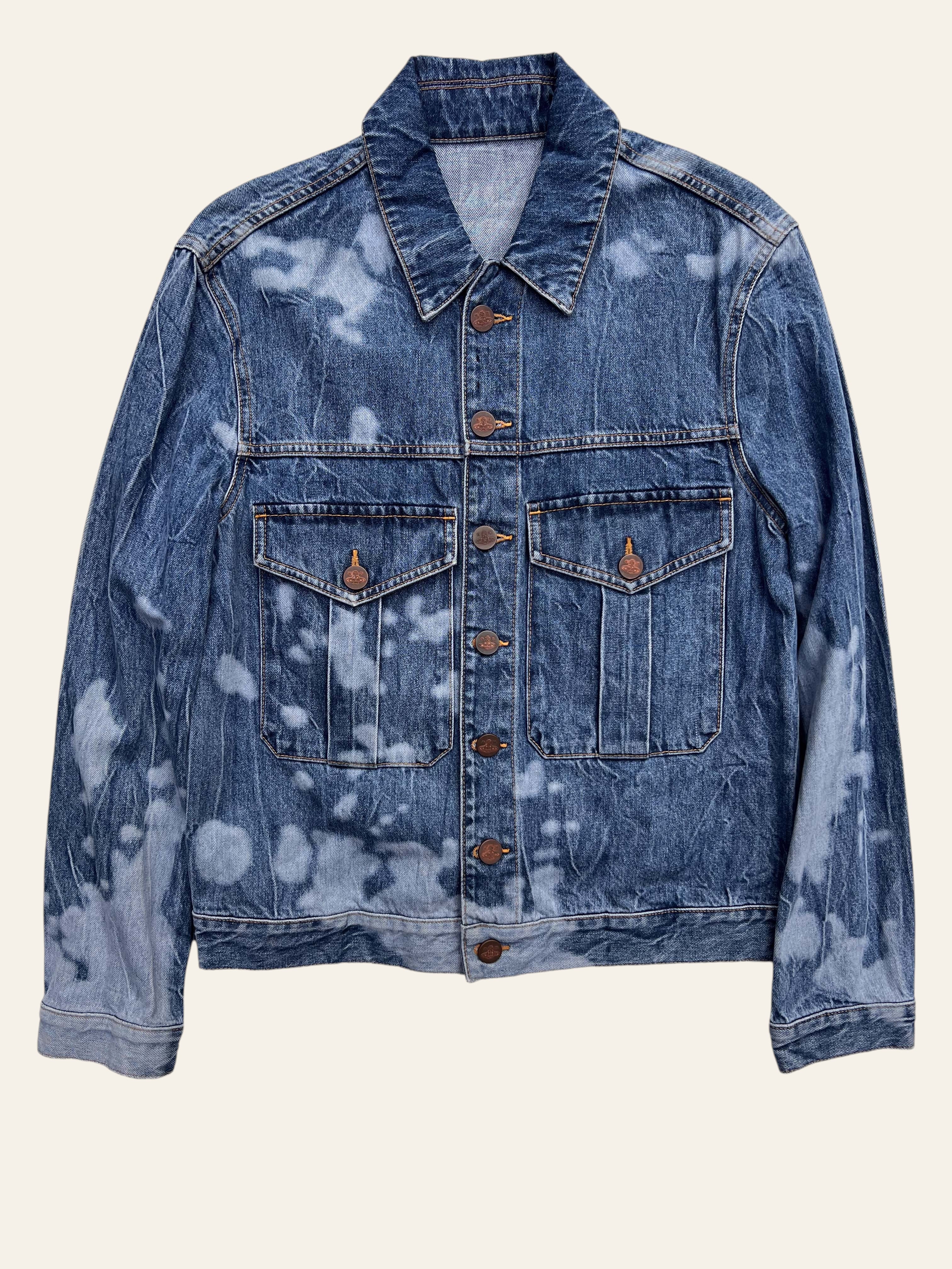 Vivienne Westwood +5 Climate Map Denim Jacket