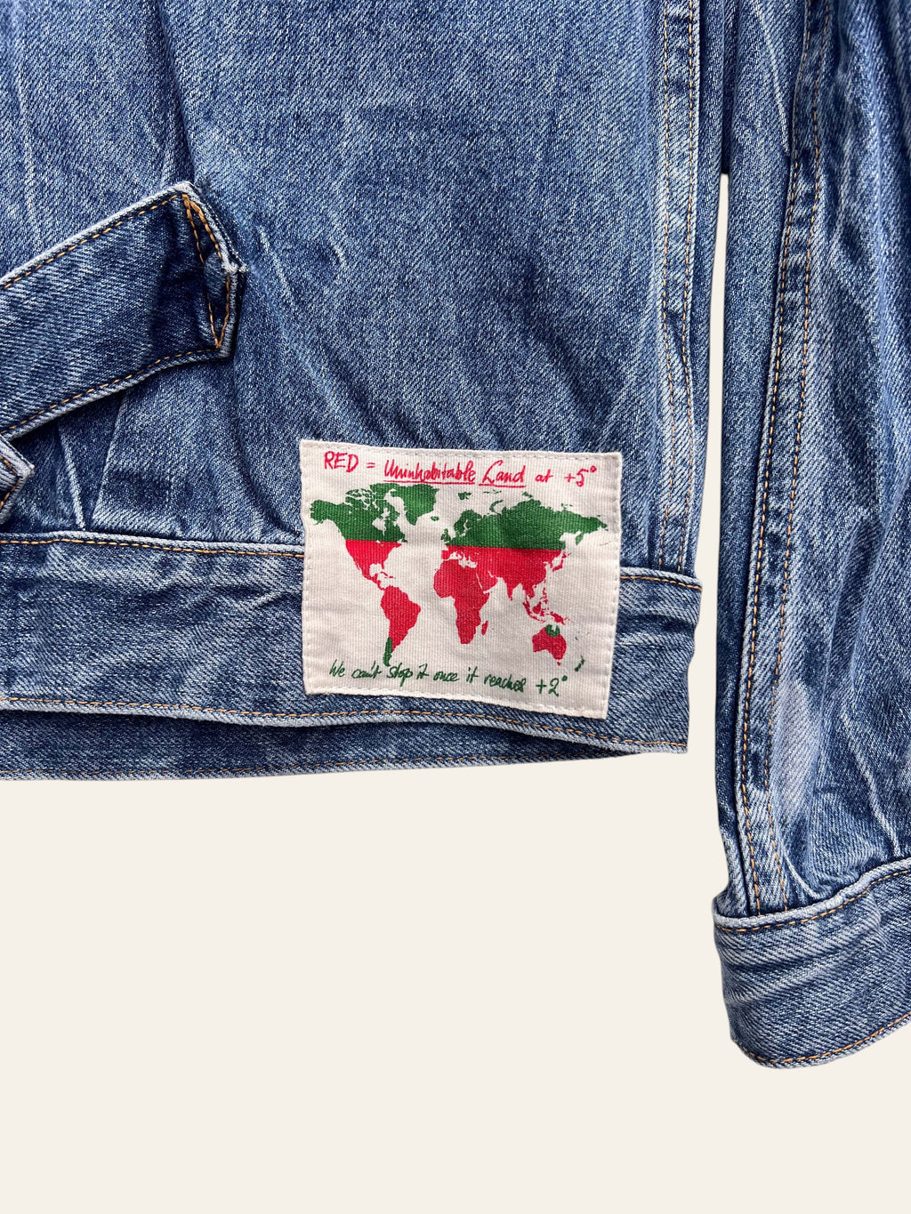 Vivienne Westwood +5 Climate Map Denim Jacket