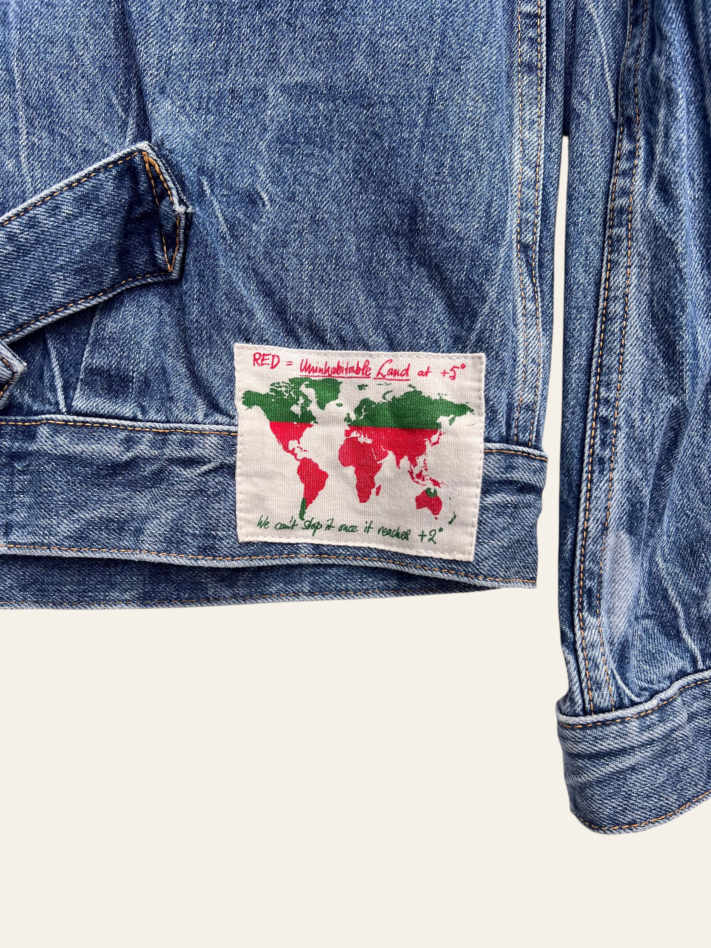 Vivienne Westwood +5 Climate Map Denim Jacket