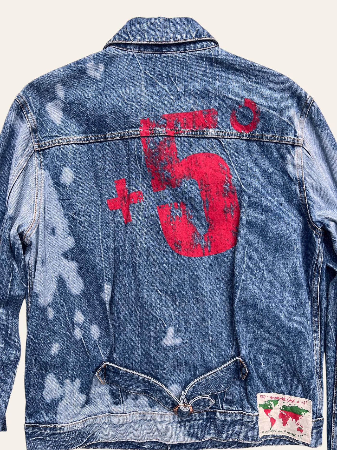 Vivienne Westwood +5 Climate Map Denim Jacket