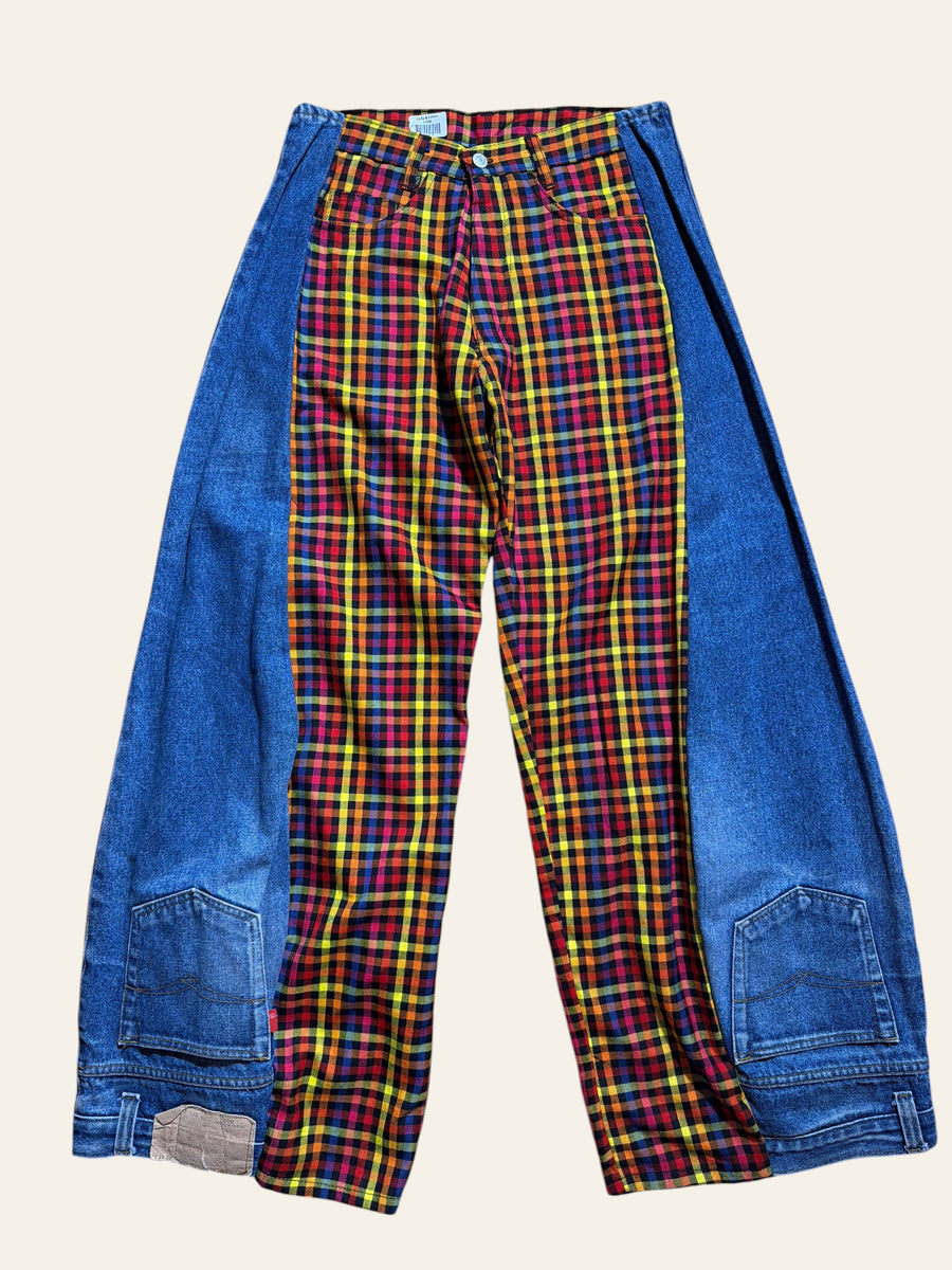 Lolly & Lotus Freedom Reworked 1980s upside down Golfing Pants