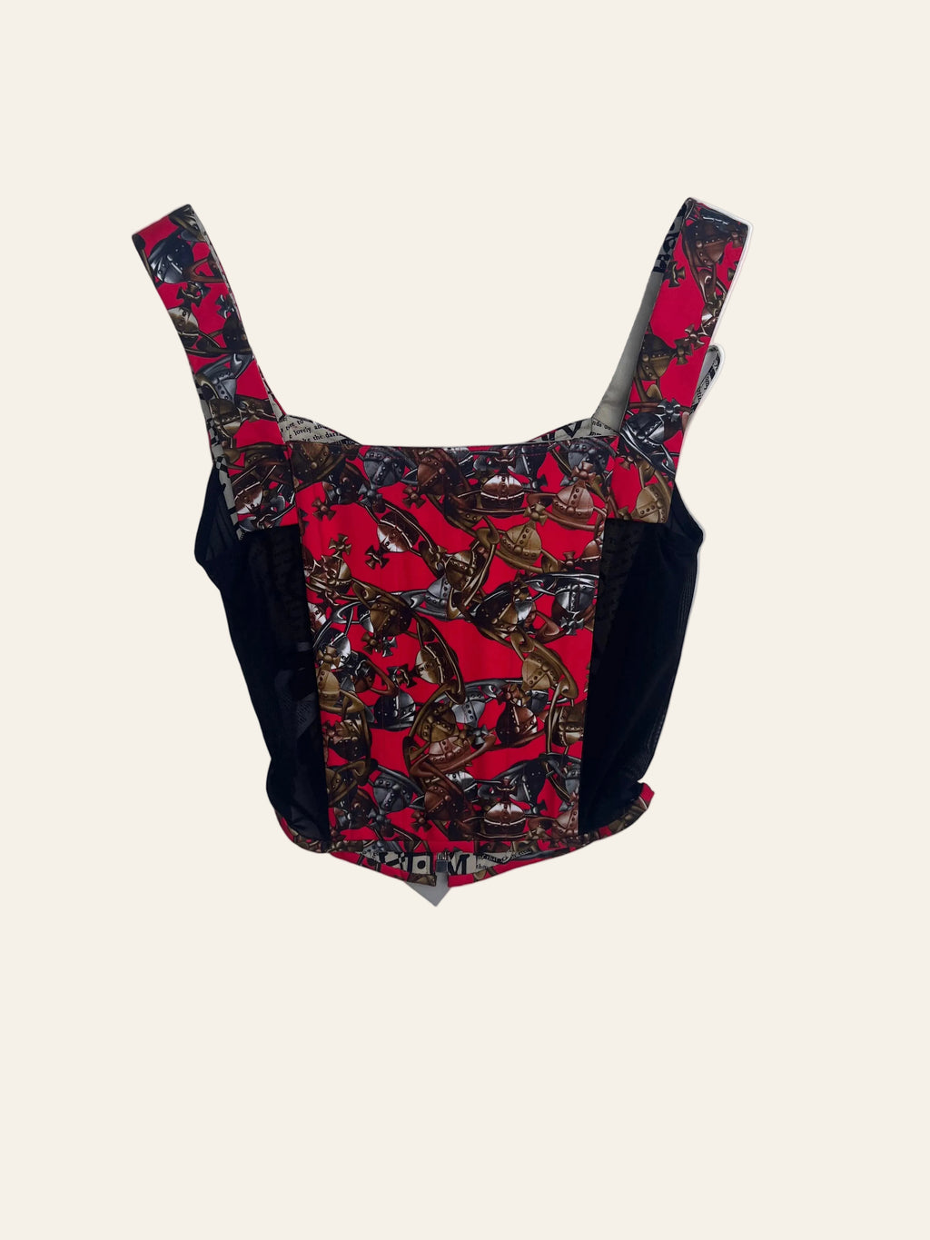 Vivienne Westwood Sonnet 18 Orb Print Corset Top