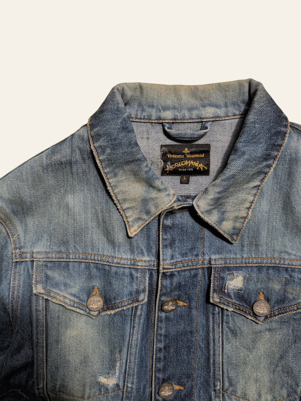 Vivienne Westwood Anglomania D.Ace Classic Denim Jacket – Size L