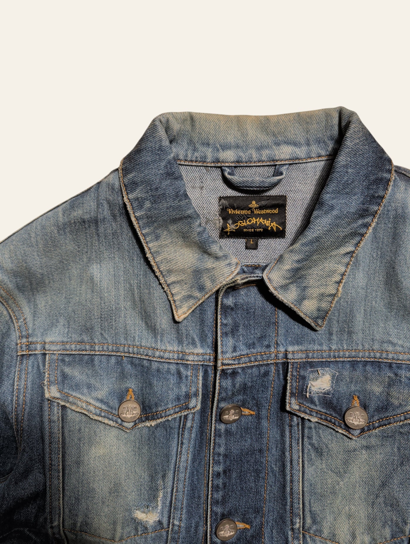 Vivienne Westwood Anglomania D.Ace Classic Denim Jacket – Size L