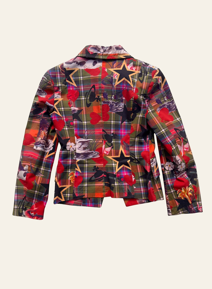 Vivienne Westwood Anglomania Tartan Hearts & Dragons Jacket